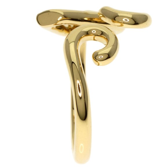 TIFFANY ARIES ZODIAC SIGN RING 18K YELLOW GOLD SIZE 4.75 - Picture 3 of 8